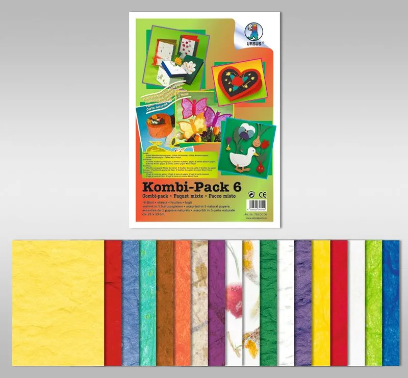 Kombi-Pack 6 "Naturpapier"