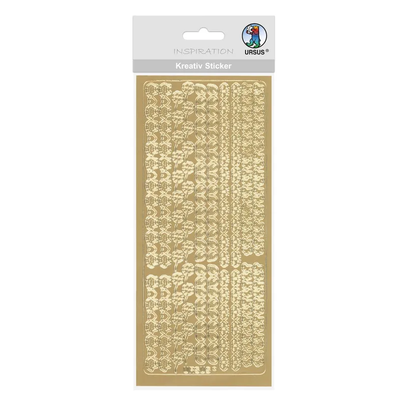 Kreativ Sticker "Symbolen" gold