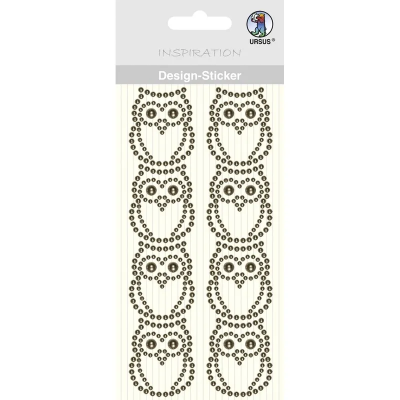 Design Sticker "Eulen" braun