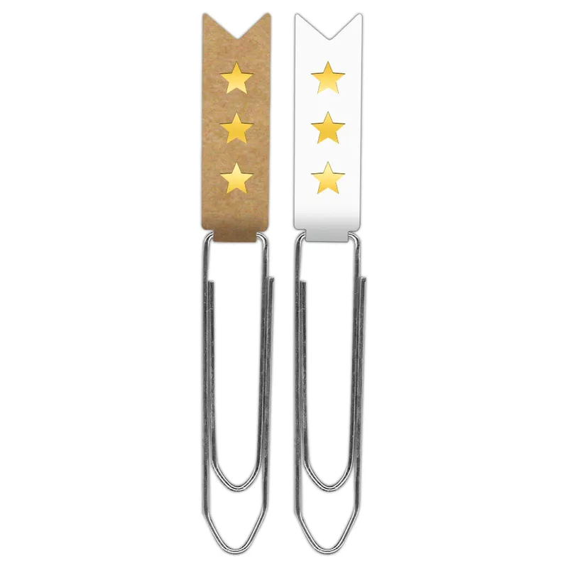 Paper Clips "Sterne" gold
