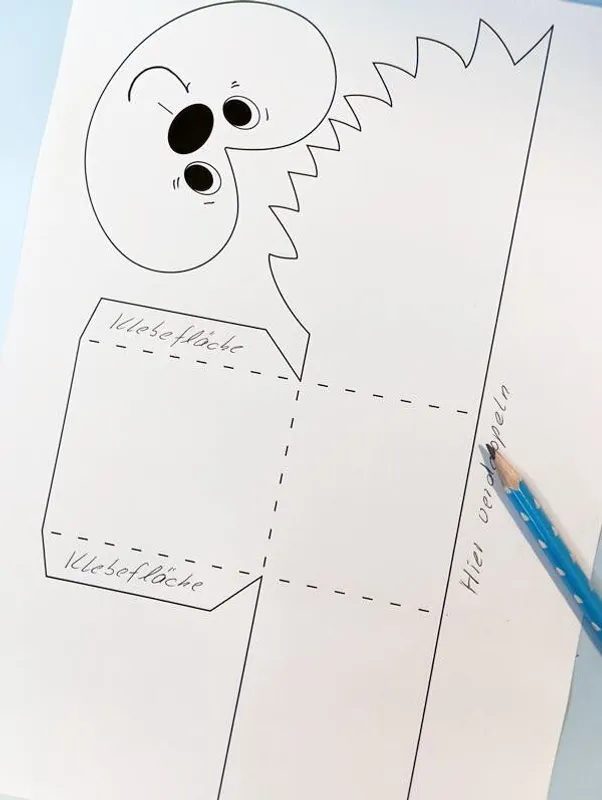 Vorlagebogen Igel