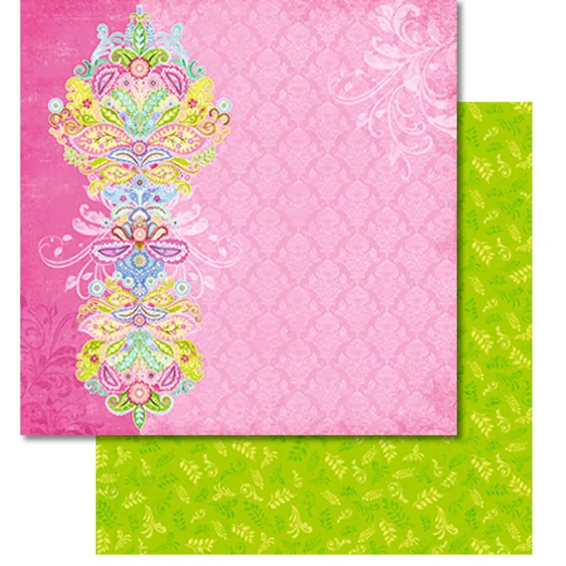 Scrapbooking Papier "Flora" - 25 Blatt