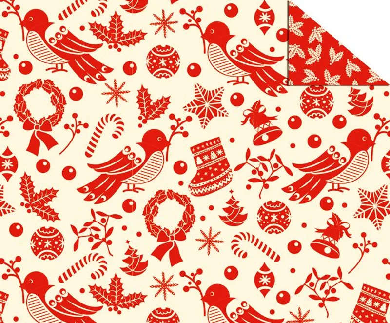 Fotokarton Weihnachten "Nostalgie" 49,5 x 68,0 cm - 10 Bogen sortiert