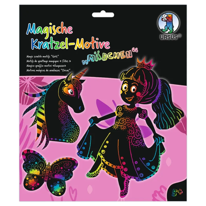 Mein magisches Kratzelbuch Mädchen, Kratzbildern