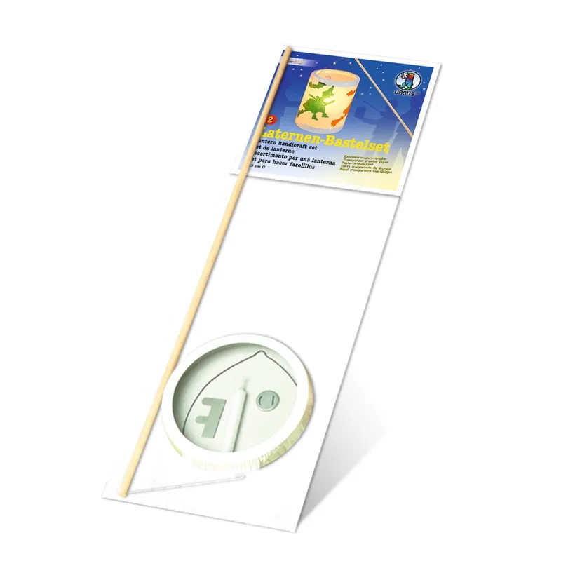 Laternen-Bastelset 2 mit Zeichentransparentpapier