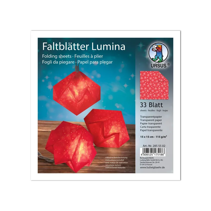 Faltstreifen "Lumina" Poesie Motiv 2
