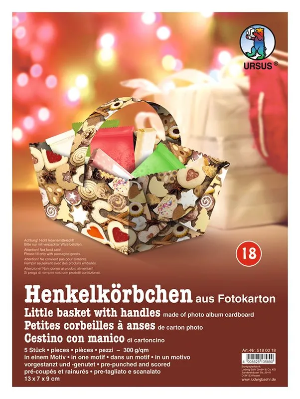 Henkelkörbchen "Plätzchen"