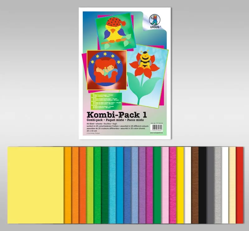 Kombi Pack 1 - Tonpapier und Fotokarton