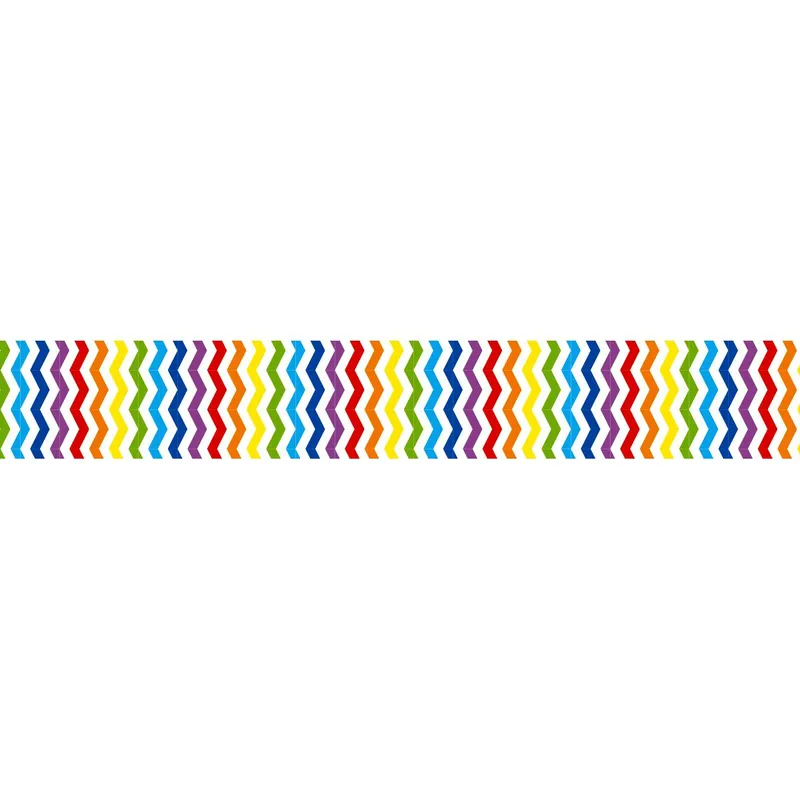 Masking Tape "Chevron" Regenbogen, 1 Rolle
