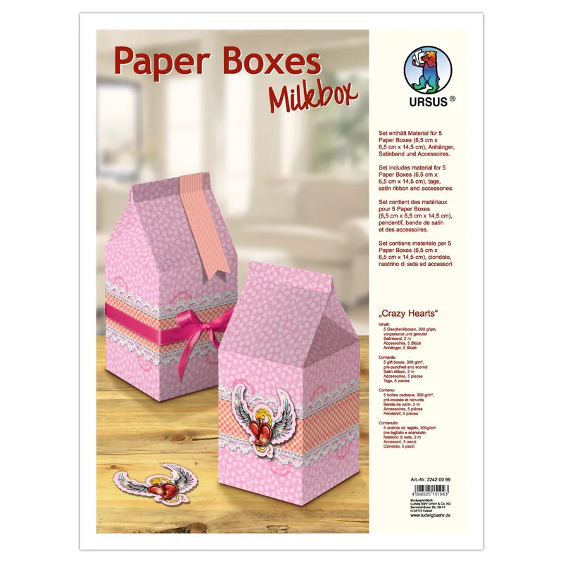 Paper Boxes "Crazy Hearts"