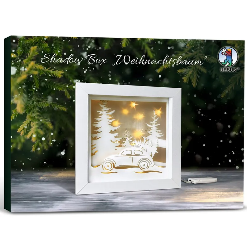 Shadow Box Weihnachtsbaum