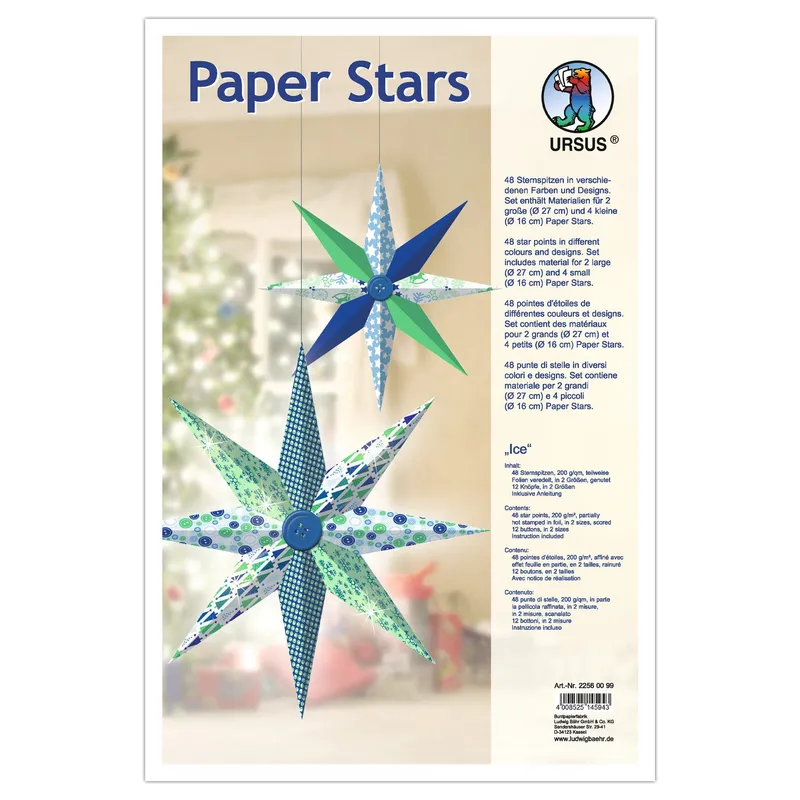 Paper Stars Design "Ice"