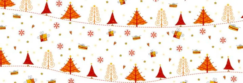 Transparentpapier "Magic Christmas" 50 x 61 cm - 5 Bogen