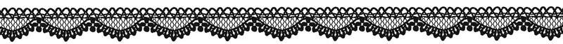 Masking Tape "Vintage" Spitze schwarz, 1 Rolle