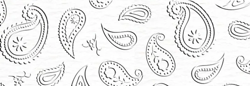 Elegance "Paisley" 220 g/qm 23 x 32 cm - 5 Blatt