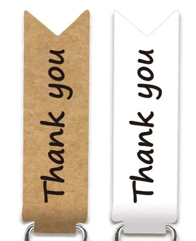 Paper Clips "Thank you" schwarz