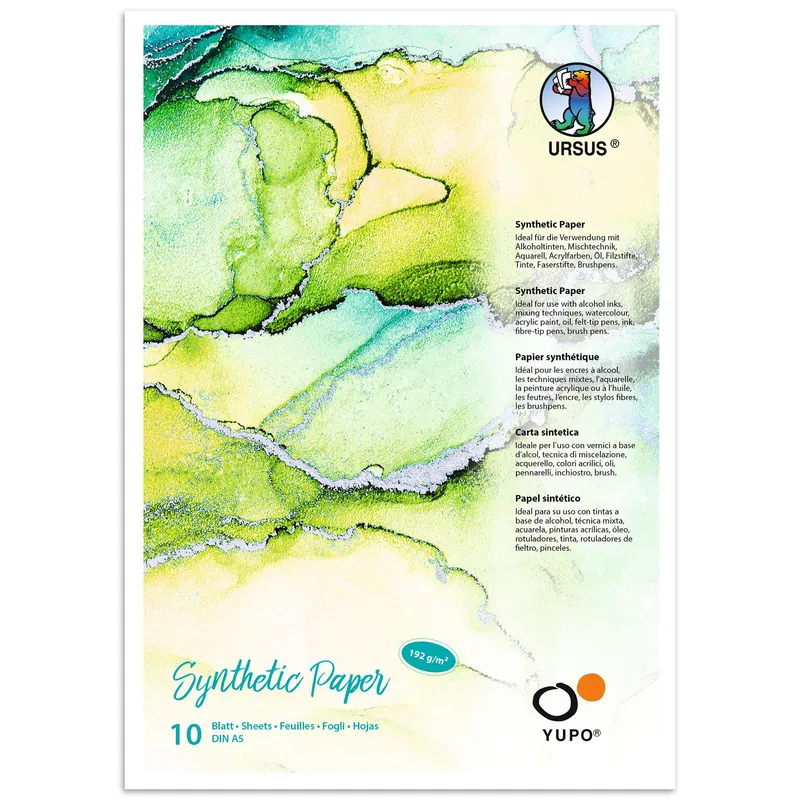 Synthetic Paper Yupo®, 192 g, DIN A5, 10 Blatt