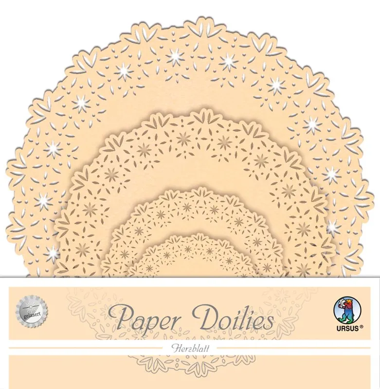 Paper Doilies "Starlight" - Herzenblatt