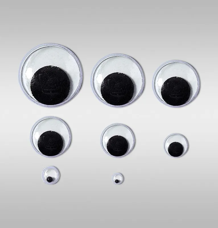 Wackelaugen rund 5 mm - 100 Stück