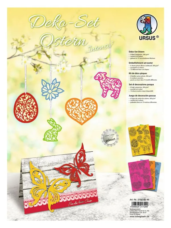 Deko Set Ostern "intensiv"