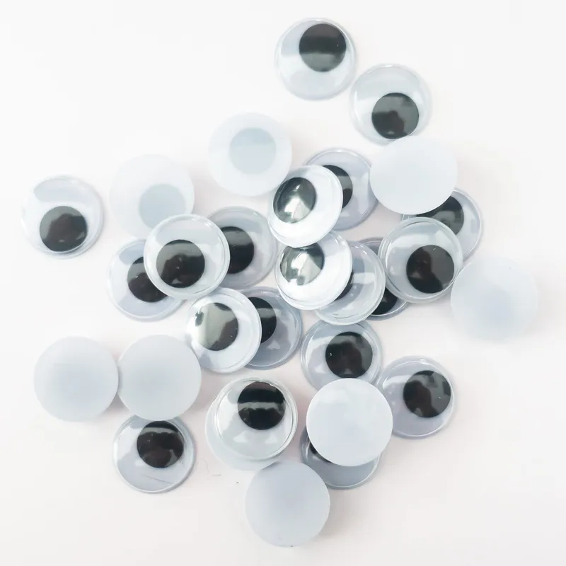 Wackelaugen rund 20 mm - 100 Stück
