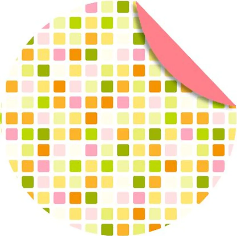 Faltblätter Florentine "Mosaik" ø 10 cm