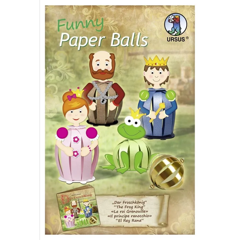 Funny Paper Balls "Der Froschkönig"