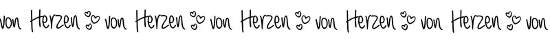 Masking Tape "von Herzen 1" schwarz/weiß, 1 Rolle