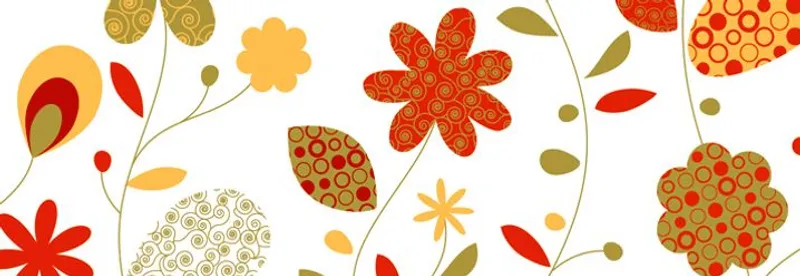 Transparentpapier "Landhausblumen" 50 x 61 cm - 5 Rollen