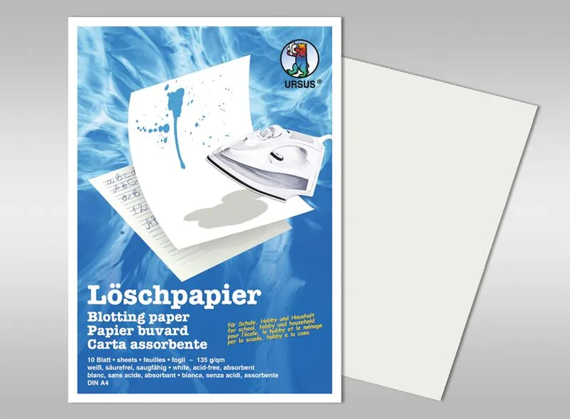 Löschpapier 135 g/qm 8 x 28 cm - 10 Streifen