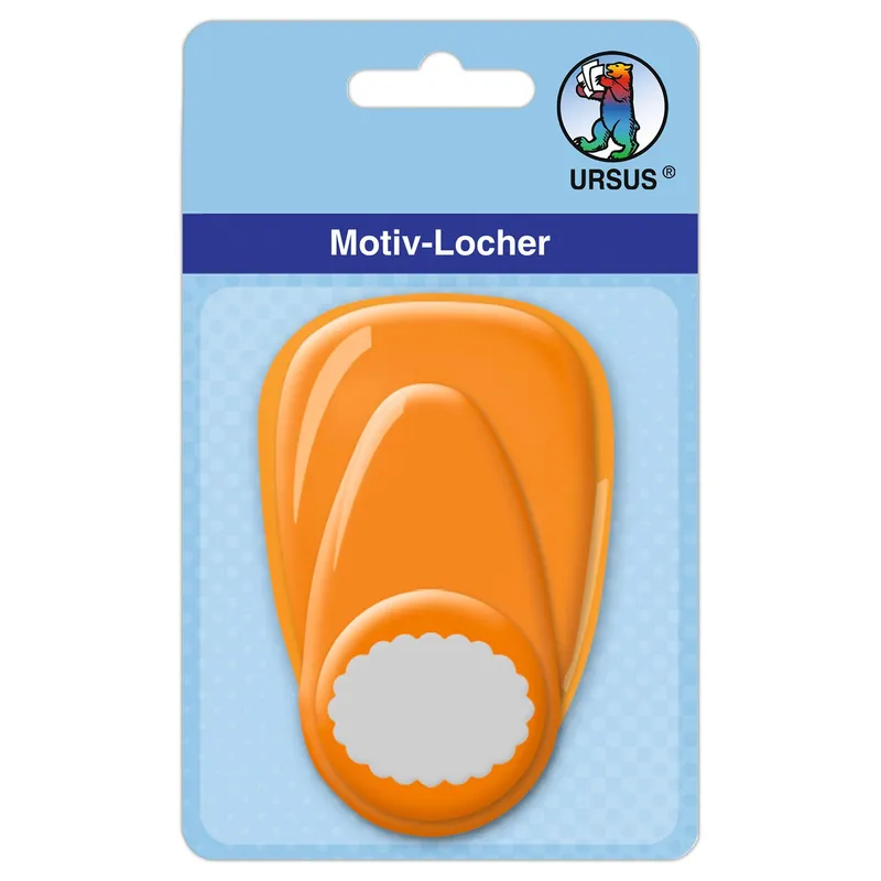 Motiv-Locher "mittel" Oval Bogenlinie