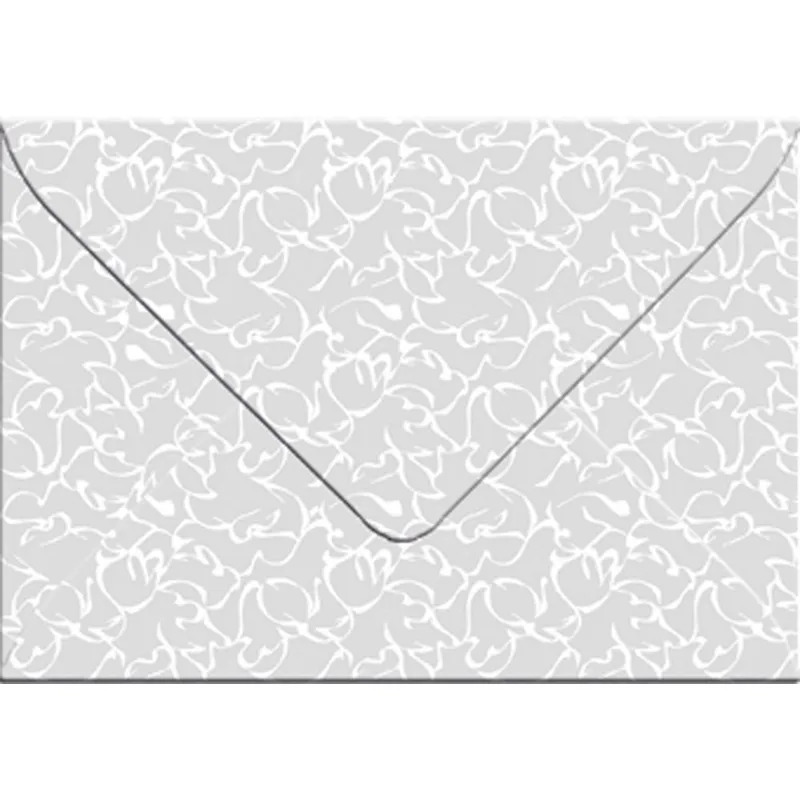 Transparentpapier-Kuverts "White Line" 115 g/qm Orient - 5 Stück