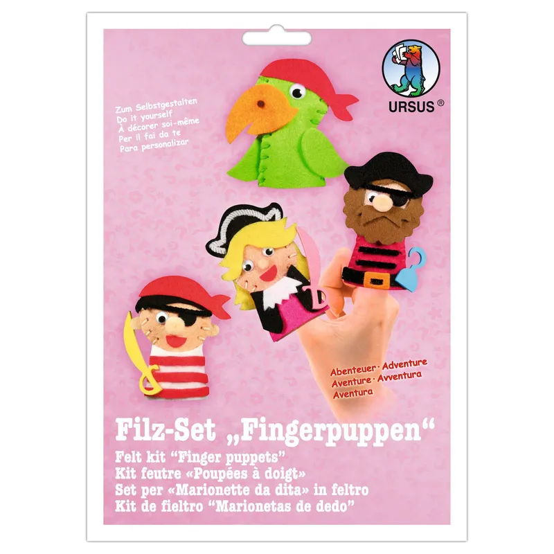 Filz-Set "Fingerpuppen" Abenteuer