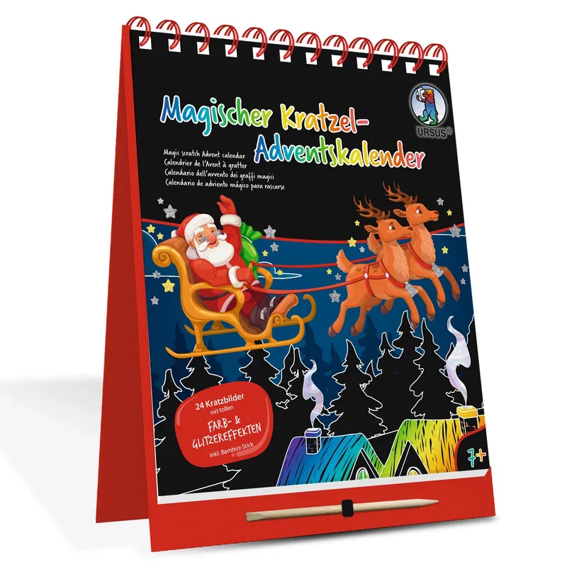 Magischer Kratzel-Adventskalender