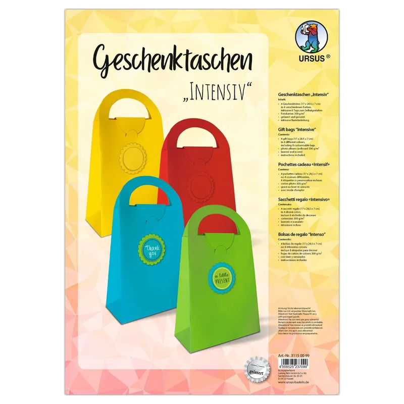 Geschenktaschen "Intensiv"