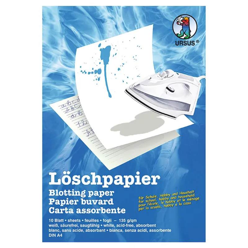 Löschpapier 135 g/qm 43 x 61 cm - 10 Bogen
