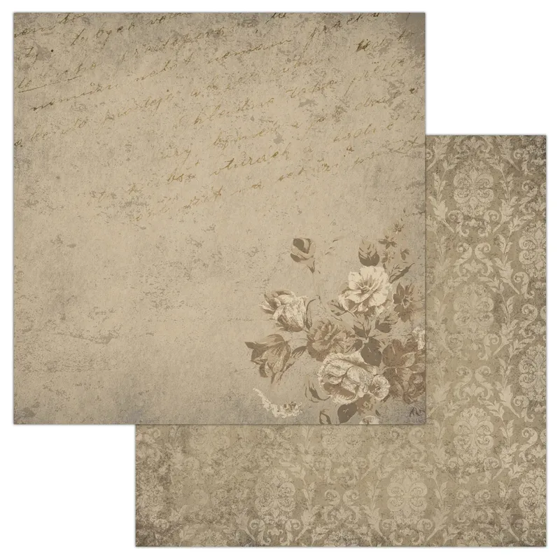 Scrapbooking Papier "Vintage" - 25 Blatt