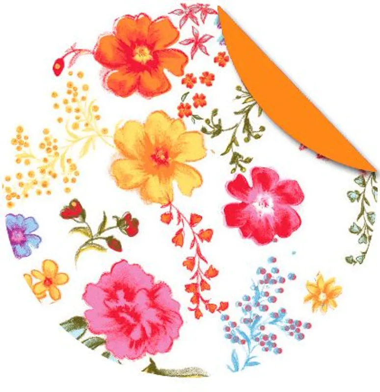 Faltblätter Florentine "Romance" ø 10 cm
