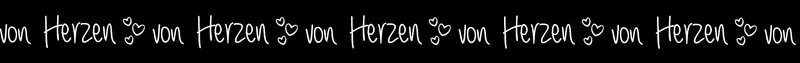 Masking Tape "von Herzen 1" weiß/schwarz, 1 Rolle