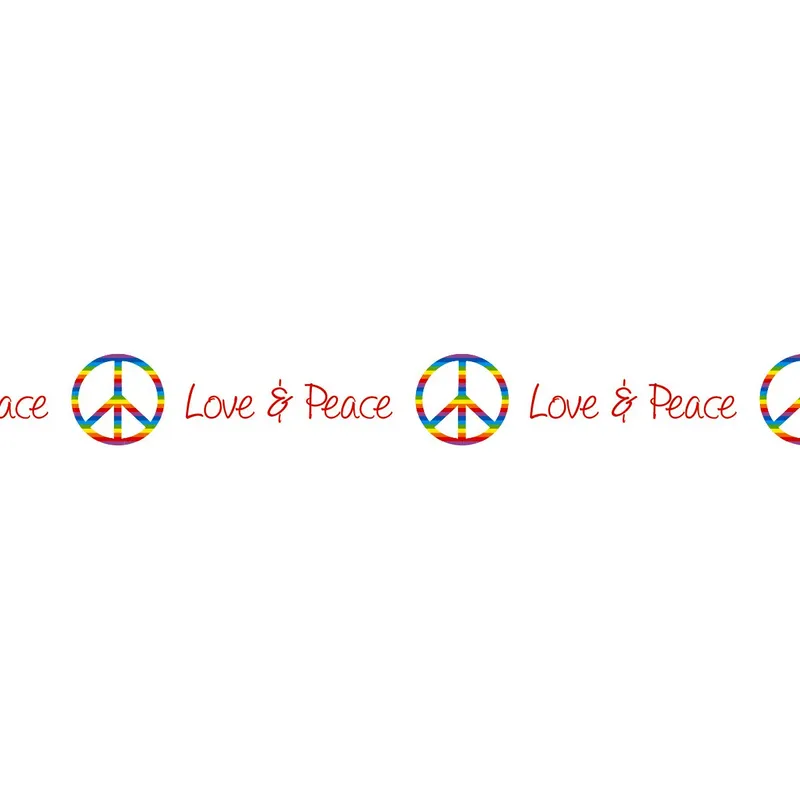 Masking Tape "Love and Peace", 1 Rolle