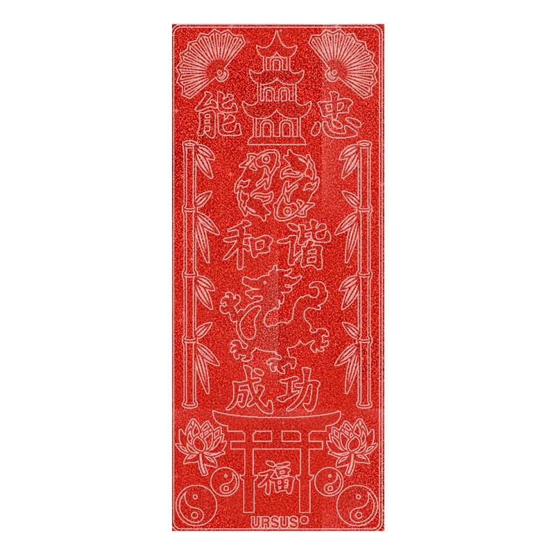 Kreativ Sticker - 5 Stück rot