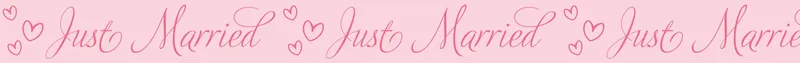 Masking Tape "Hochzeit Klassik" Just Married rose, 1 Rolle