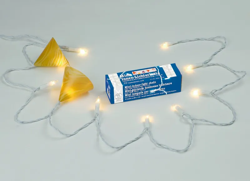 Mini-Lichterkette "weiß" ohne Schalter