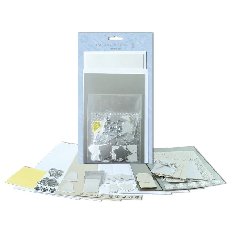 Kartenset Greetings "Silver"