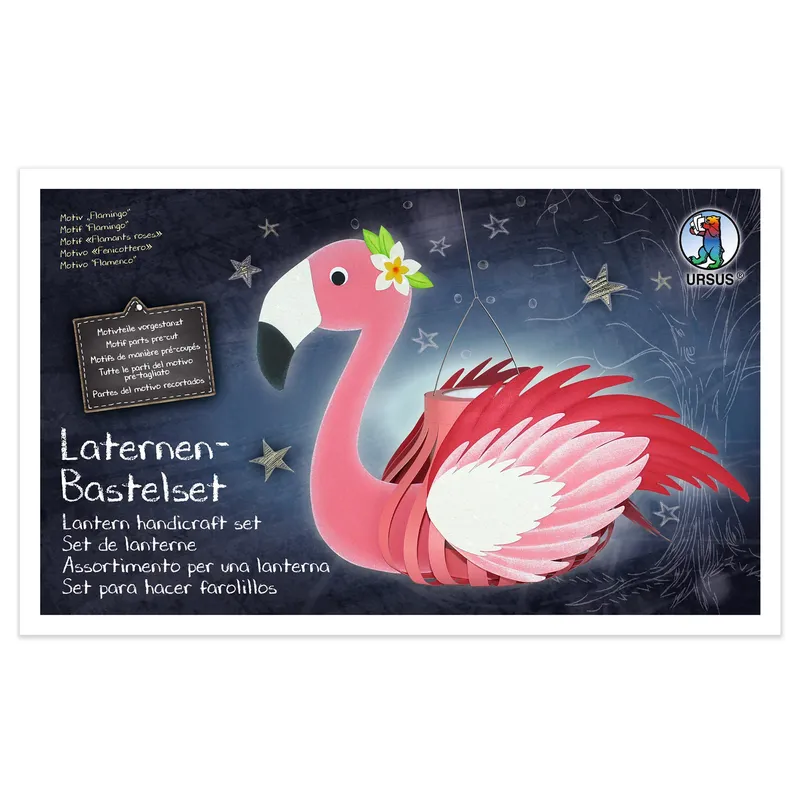 Laternen-Bastelset Flamingo 8