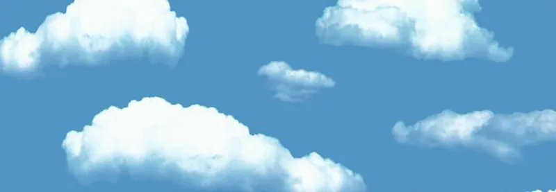 Motiv-Fotokarton 49,5 x 68 cm Wolken
