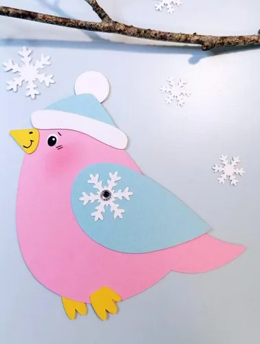 Wintervögel für Schneemänner