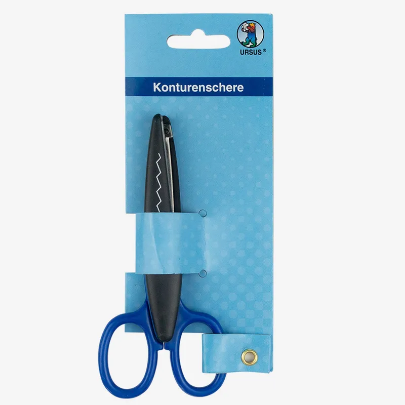 Konturenschere Zickzackschnitt