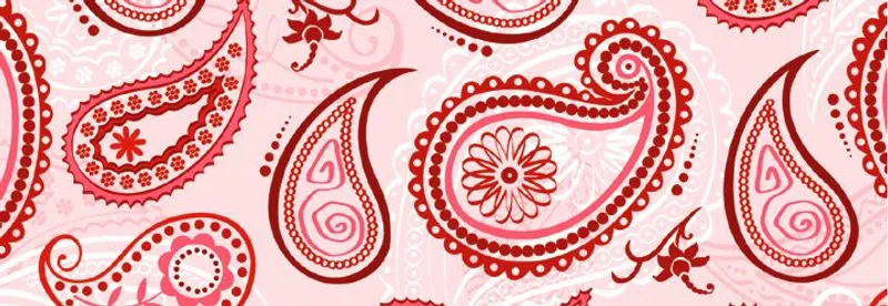 Transparentpapier "Paisley" DIN A4 - 25 Blatt