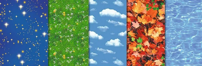 Motiv-Fotokarton "Natur" 23 x 33 cm - 10 Blatt in 5 Motiven